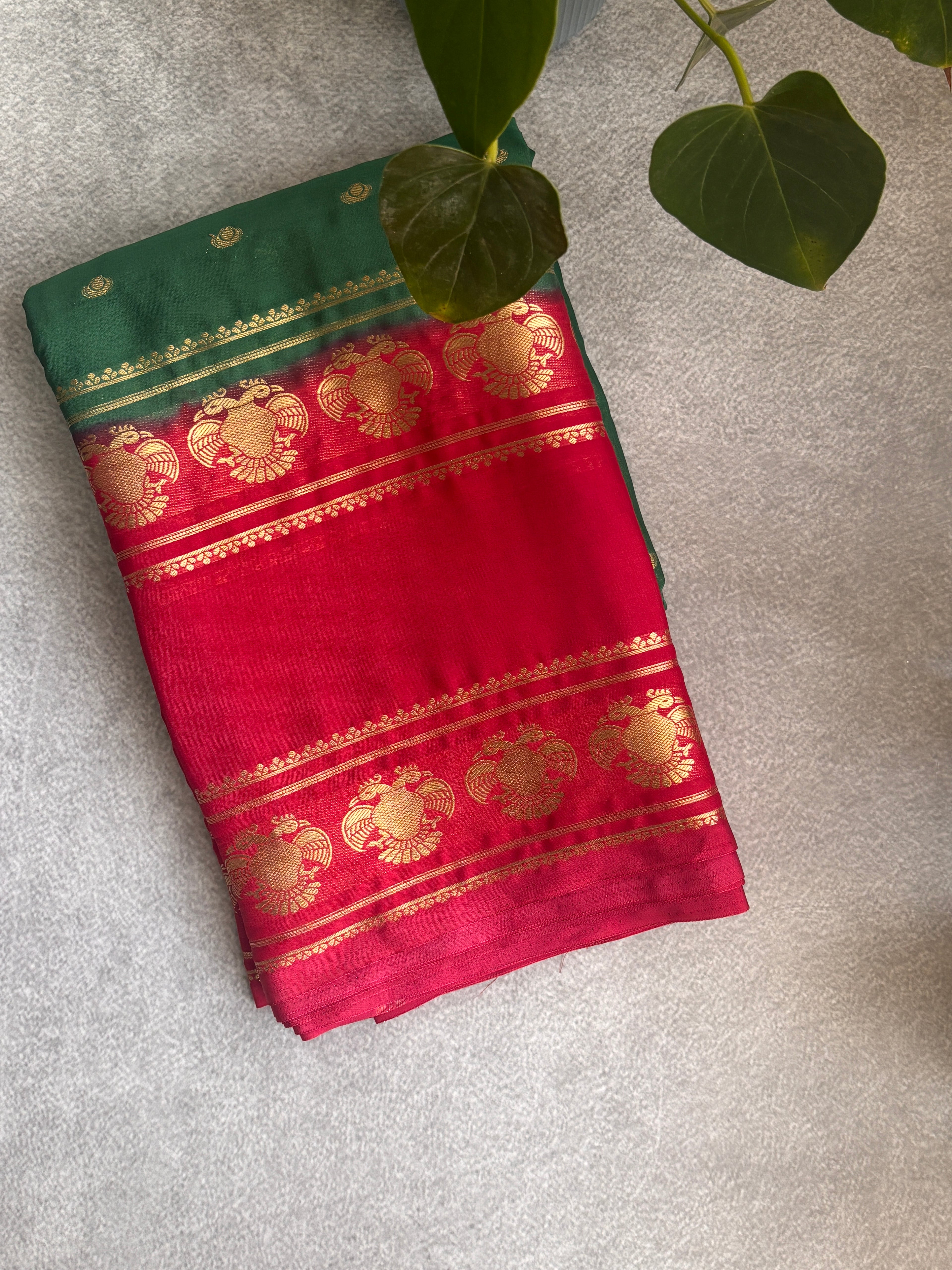 Mysore crepe silk saree