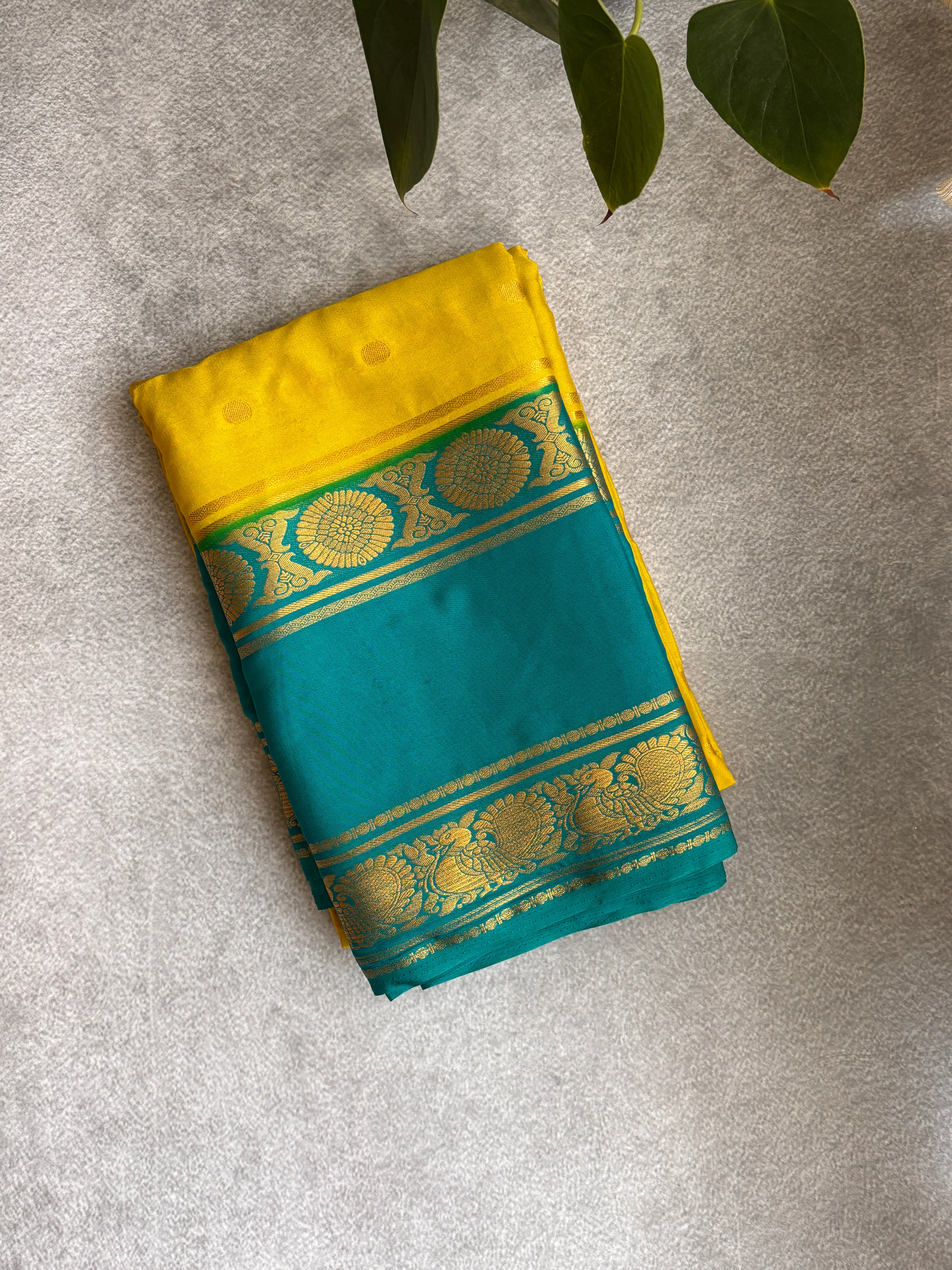 Mysore crepe silk saree